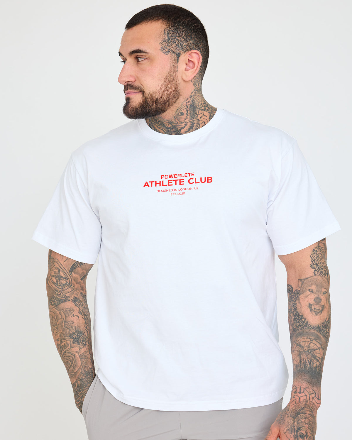 Athlete Club T-Shirt in Übergröße