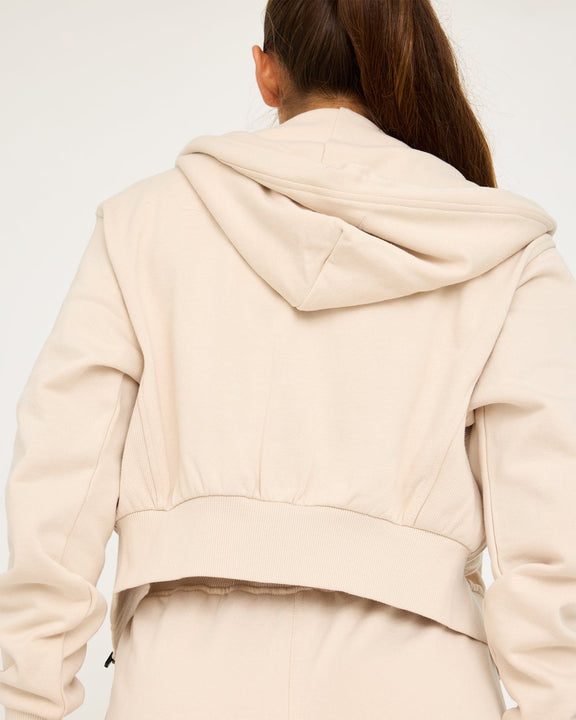 Felpa con cappuccio Core Classic Cropped Zip - hover image