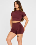Evolve Sömlös SS Crop Top