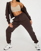Sudadera con cremallera Core Classic Cropped