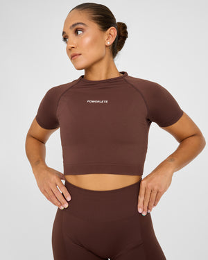 Evolve Sömlös SS Crop Top