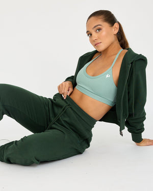 Core Classic Cropped Zip Hoodie