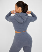 Lounge Cropped Hoodie