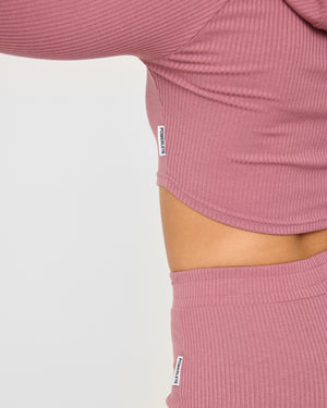 Lounge Cropped Hoodie