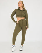 Sudadera con capucha Lounge Cropped