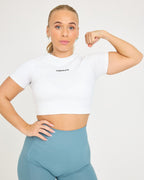 Evolve Crop Top SS senza cuciture