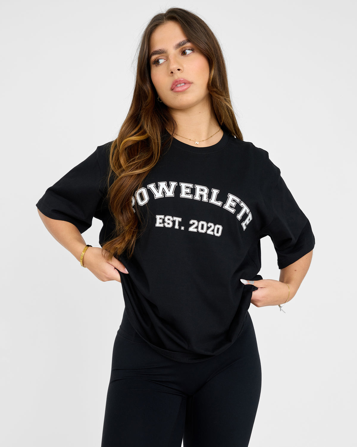 Varsity T-shirt i overstørrelse
